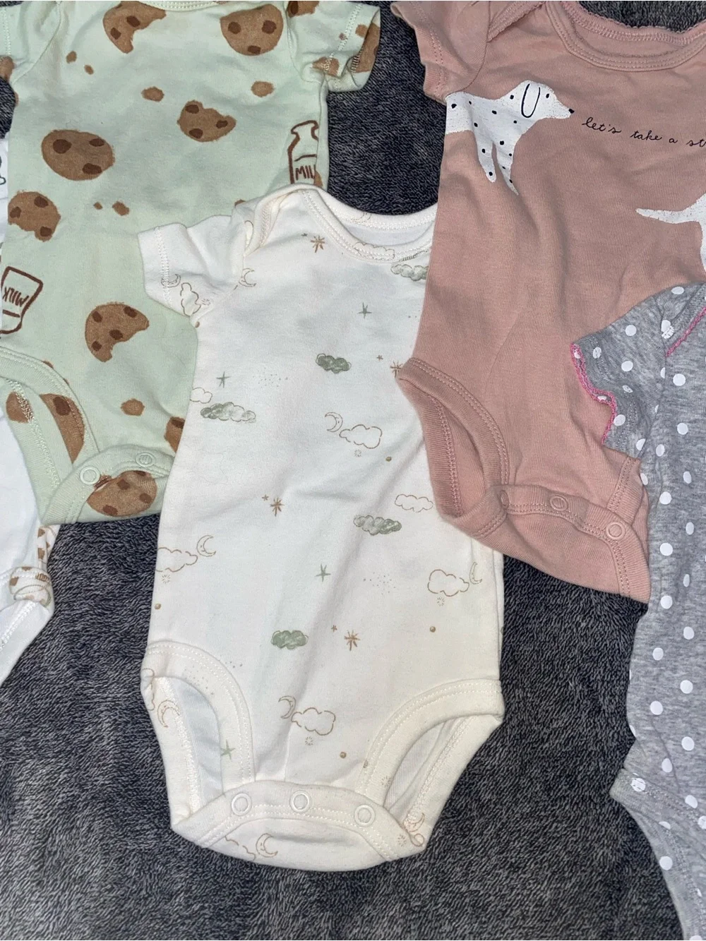 6-Piece Carter’s Baby Girl Onesie Bundle | 3 Months